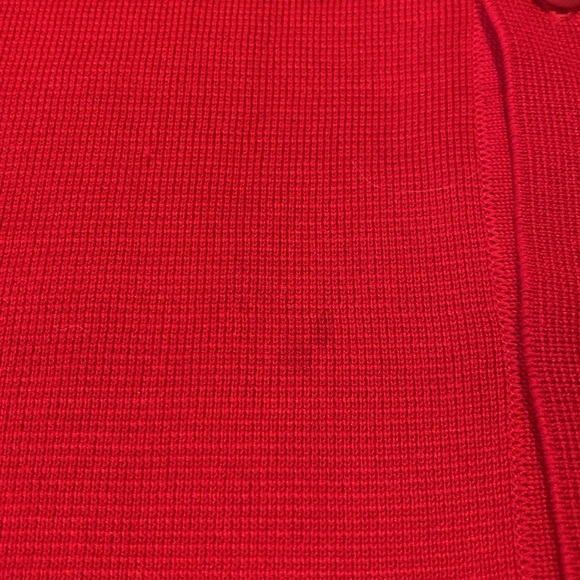 St Croix Made in USA Preppy Collegiate Button Cotton Blend Cardigan Red Sz XL - Picture 5 of 8